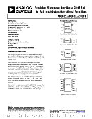AD8609ARU datasheet pdf Analog Devices