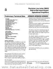 AD8606AR datasheet pdf Analog Devices