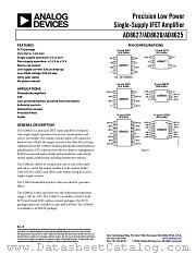 AD8625AR-REEL7 datasheet pdf Analog Devices
