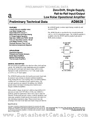 AD8628AR datasheet pdf Analog Devices