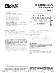 AD876JR datasheet pdf Analog Devices