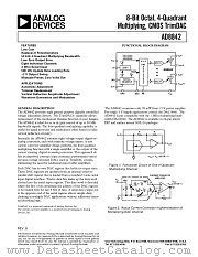 AD8842AR datasheet pdf Analog Devices