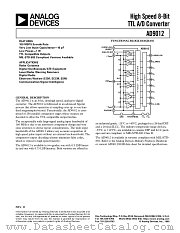 AD9012TQ datasheet pdf Analog Devices