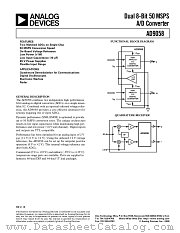 AD9058KJ datasheet pdf Analog Devices