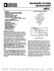 AD9610 datasheet pdf Analog Devices