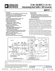 AD9773 datasheet pdf Analog Devices