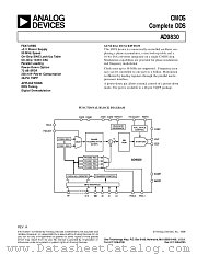 AD9830AST datasheet pdf Analog Devices