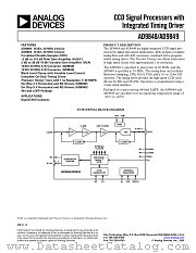 AD9849KST datasheet pdf Analog Devices