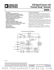 AD9898 datasheet pdf Analog Devices