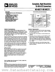 ADADC72 datasheet pdf Analog Devices