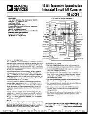 ADC80 datasheet pdf Analog Devices