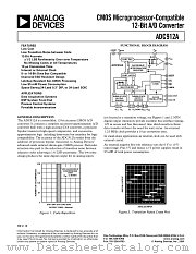ADC912AFS datasheet pdf Analog Devices