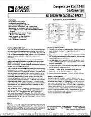 ADDAC85MIL-CBI-I datasheet pdf Analog Devices