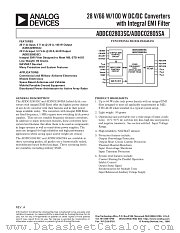 ADDC02803SC datasheet pdf Analog Devices