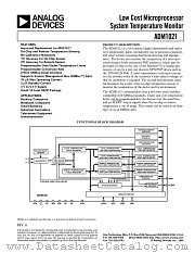 ADM1021ARQ datasheet pdf Analog Devices