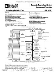 ADM1026JST datasheet pdf Analog Devices