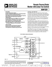 ADM1028ARQ datasheet pdf Analog Devices