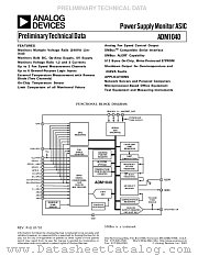 ADM1040 datasheet pdf Analog Devices