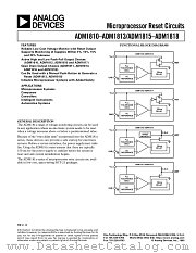 ADM1810-15ART-RL7 datasheet pdf Analog Devices