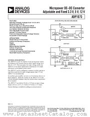 ADP1073AR-33 datasheet pdf Analog Devices