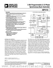 ADP3163JRU datasheet pdf Analog Devices