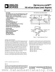 ADP3307ART-33 datasheet pdf Analog Devices