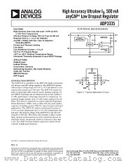 ADP3335ARM-33 datasheet pdf Analog Devices