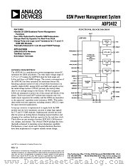 ADP3402 datasheet pdf Analog Devices