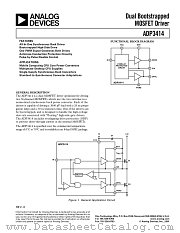 ADP3414JR datasheet pdf Analog Devices