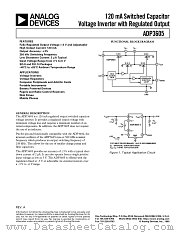 ADP3605ARU-3 datasheet pdf Analog Devices