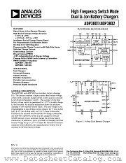 ADP3802AR datasheet pdf Analog Devices