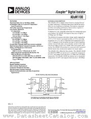 ADUM1100UR-RL7 datasheet pdf Analog Devices