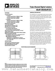 ADUM1301BRW datasheet pdf Analog Devices