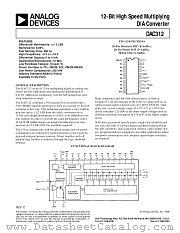 DAC312BR/883 datasheet pdf Analog Devices