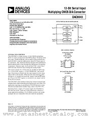 DAC8043FZ datasheet pdf Analog Devices