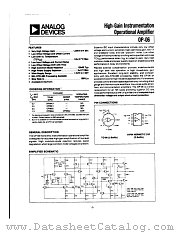 OP-06GJ datasheet pdf Analog Devices