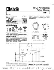 REF43BRC/883 datasheet pdf Analog Devices
