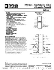 SSM2000S datasheet pdf Analog Devices