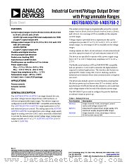 AD5750 datasheet pdf Analog Devices