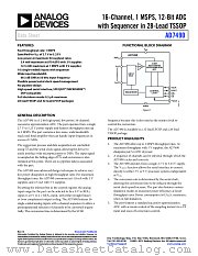 AD7490 datasheet pdf Analog Devices