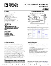 AD7655 datasheet pdf Analog Devices