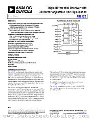 AD8122 datasheet pdf Analog Devices