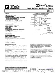 AD8153 datasheet pdf Analog Devices