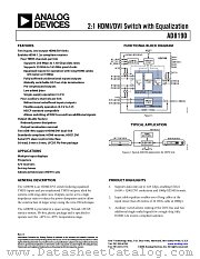 AD8190 datasheet pdf Analog Devices