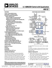 AD8197 datasheet pdf Analog Devices