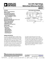 AD8207 datasheet pdf Analog Devices