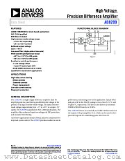AD8209 datasheet pdf Analog Devices