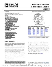 AD8222 datasheet pdf Analog Devices