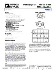 AD823A datasheet pdf Analog Devices