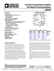 AD8295 datasheet pdf Analog Devices